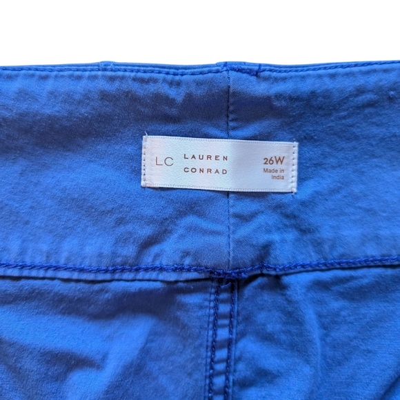 LC Lauren Conrad Super High Rise Wide Leg Crop Pants NWT - Picture 3 of 16